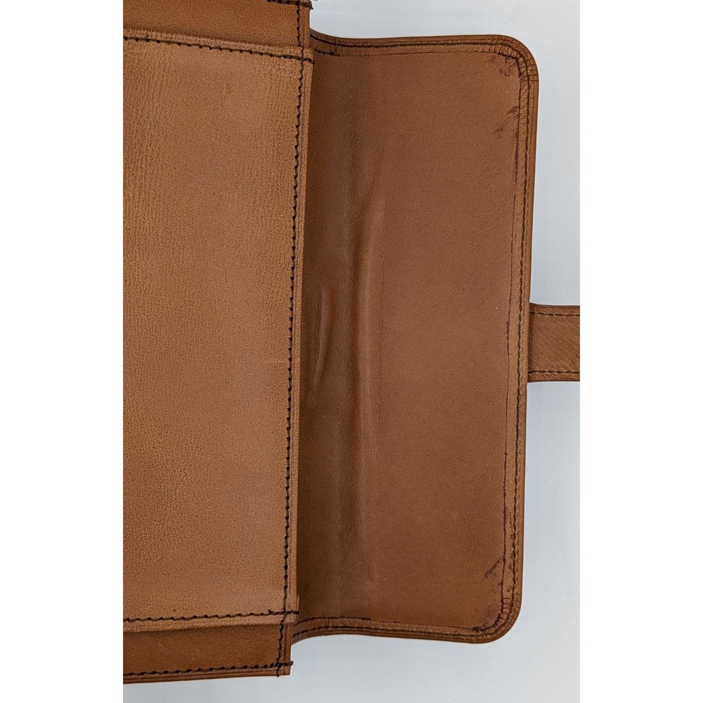 Avancorpi Puccini Attilio Wallet Tan Italian Leather Long Continental Cognac EUC - Picture 4 of 12